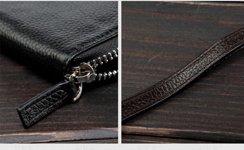 小童馬 拉鏈長款男士錢包手拿包 頭層牛皮手機(jī)包 ks 014